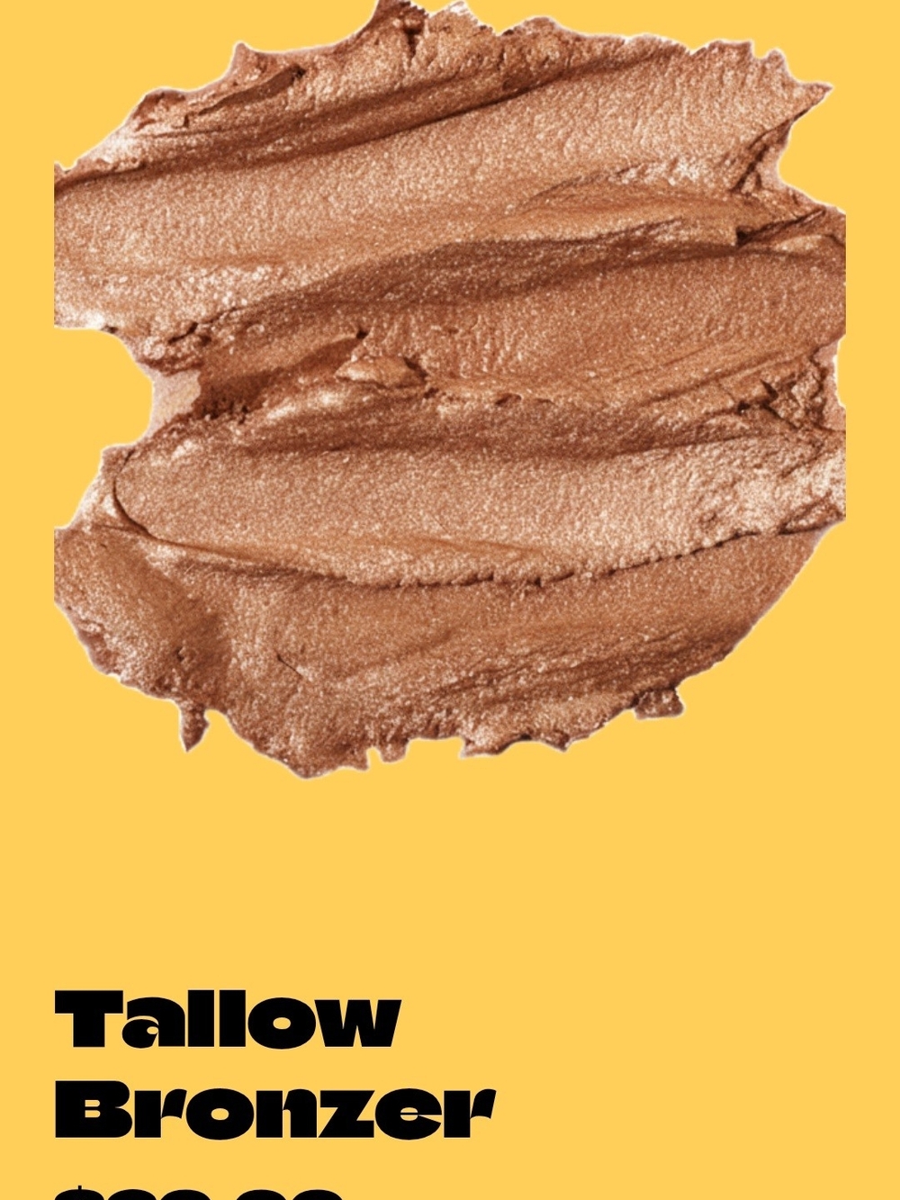 Handmade Shimmery Bronze Tallow Bronzer